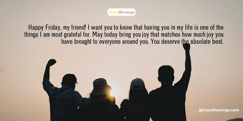 Happy Friday Blessings for Friends