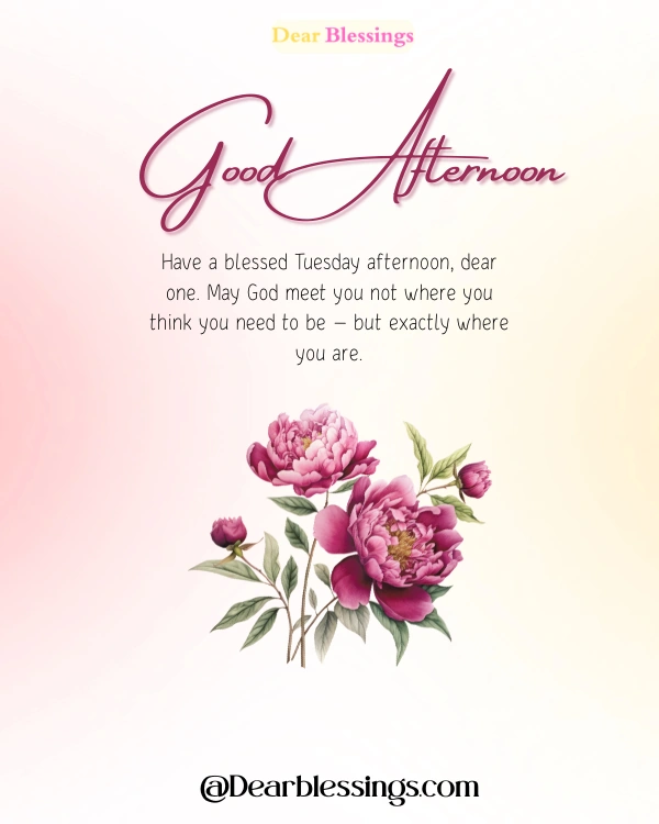 Have a Blessed Tuesday Afternoon Wishes with image