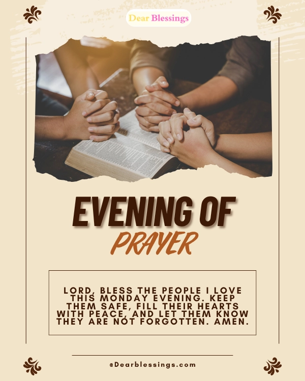 Monday Evening Prayers