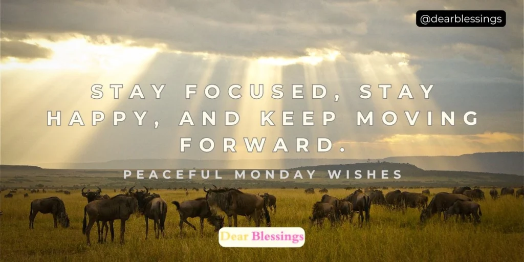 Monday blessings and prayers