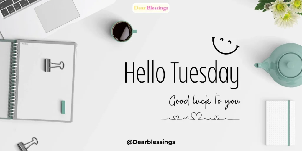 Powerful Tuesday prayers and blessings with hands folded in morning devotion