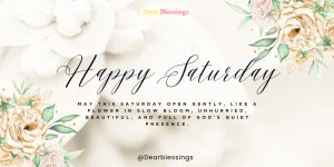 Saturday Blessings
