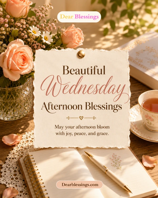 Beautiful Wednesday Afternoon Blessing