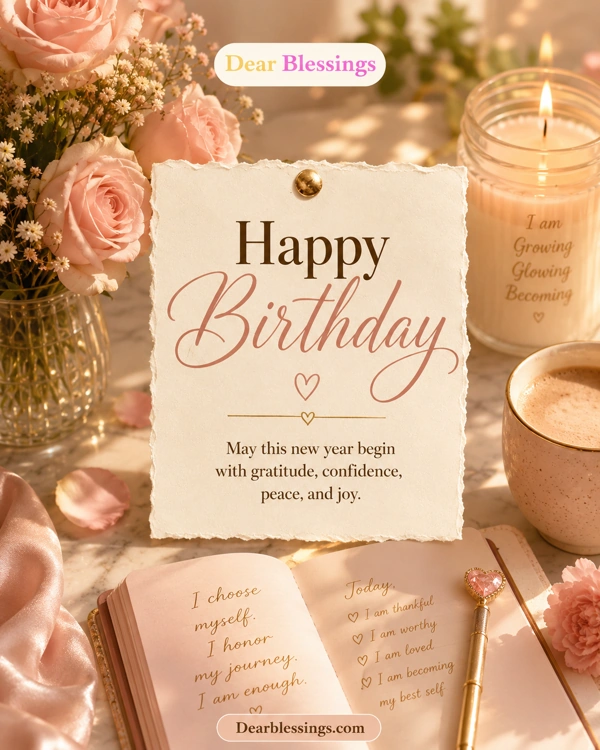 Birthday Blessings for Yourself