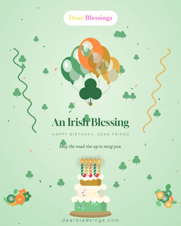 Birthday Blessings for a Friend Far Away