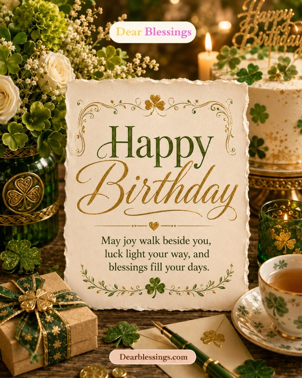 Irish Birthday Blessings