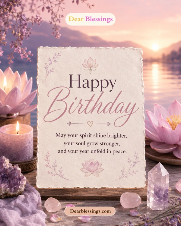 Spiritual (Non-Religious) Birthday Blessings