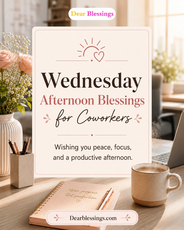 Wednesday Afternoon Blessings for coworkers