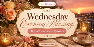 Wednesday Evening Blessings