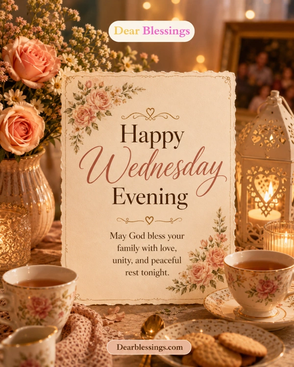 Wednesday Evening Blessings for Family