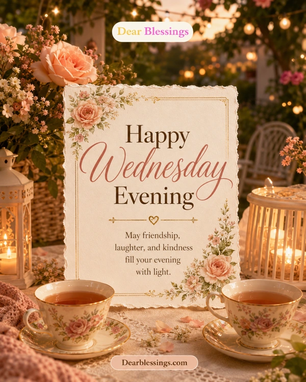 Wednesday Evening Blessings for Friends