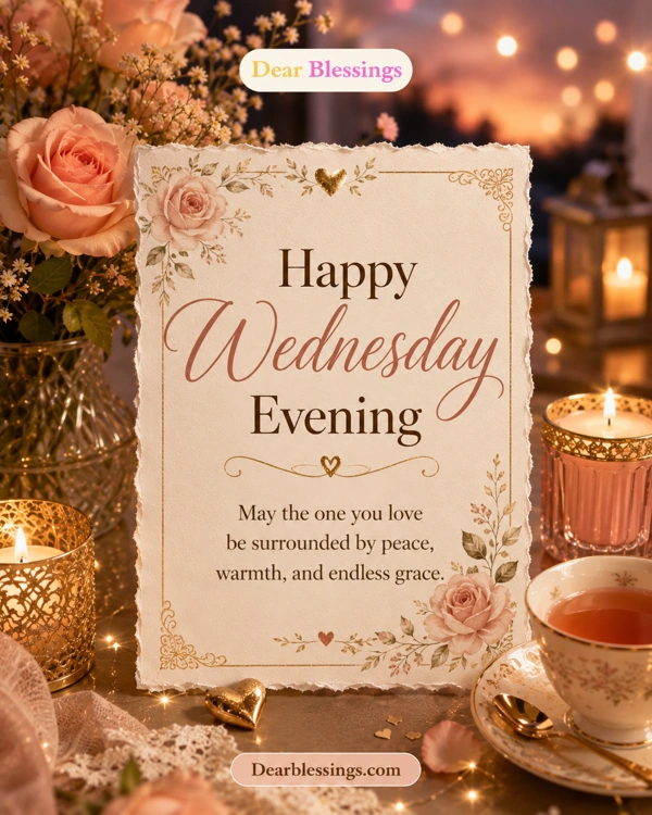 Wednesday Evening Blessings for Someone You Love