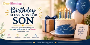 Birthday Blessings for Son