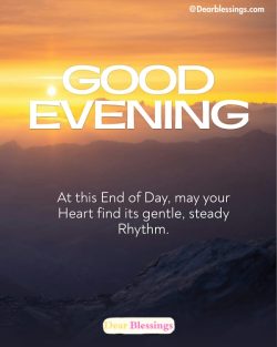 Evening Blessings Images