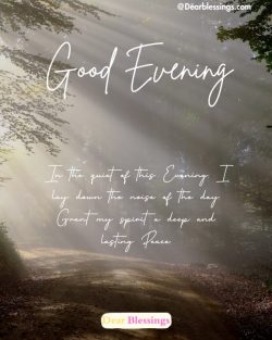 Evening Prayers for Peace and Reflection