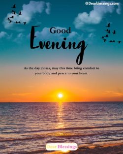 Good Evening Blessings And Prayers Images
