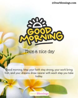 Good Morning Blessings And Prayers