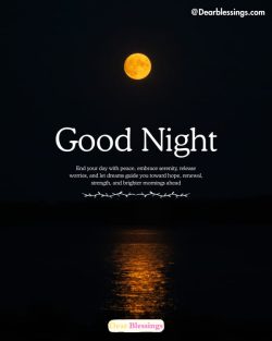 Good Night Blessings And Prayers