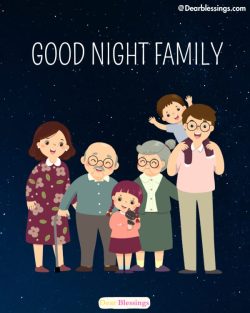 Good Night Blessings For Family