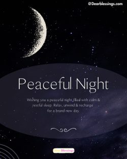 Good Night Blessings Images Free