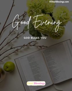 Good Evening Blessings Bible Verses
