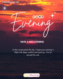 Happy Good Evening Blessings