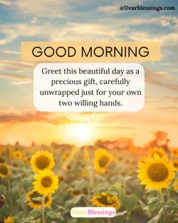 Inspirational Good Morning Blessings Quotes