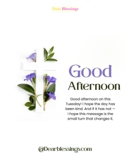 Good Afternoon Tuesday Blessings