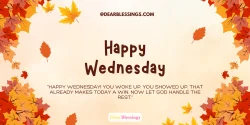 Happy Wednesday Blessings
