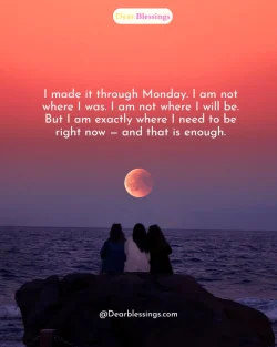 Monday Evening Blessings for Yourself