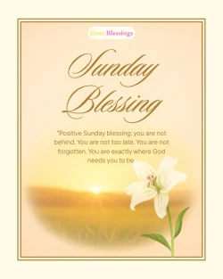 Positive Sunday Blessings