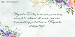 Thankful Tuesday blessings with grateful heart prayers and morning wishes