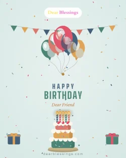 A Birthday Blessing for a Male or Female Friend