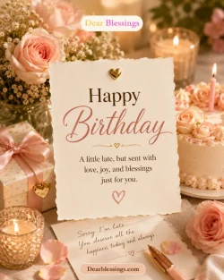 Belated Birthday Blessings