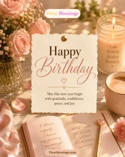 Birthday Blessings for Yourself