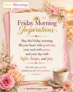 Blessed Friday Morning Quotes