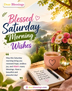 Blessed Saturday Morning Wishes