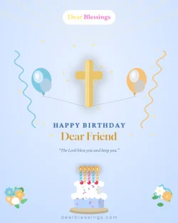 Christian Birthday Blessings for a Friend