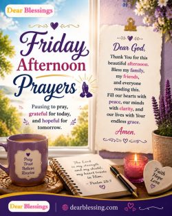 Friday Afternoon Prayers