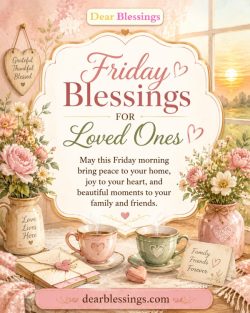Friday Morning Blessings for Friends and Family