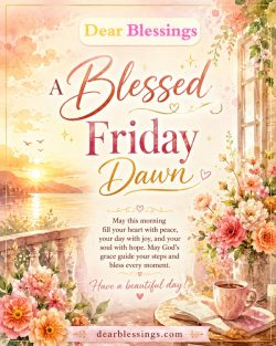 Friday Morning Blessingss