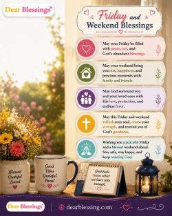 Friday and Weekend Blessings