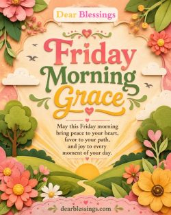 Good Morning Friday Blessings