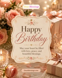 Happy Birthday Blessings from the Heart