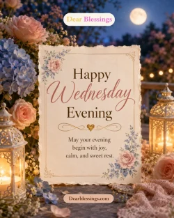 Happy Wednesday Evening Blessings