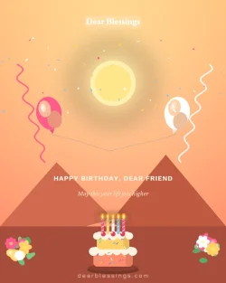 Inspirational Birthday Blessings for a Friend