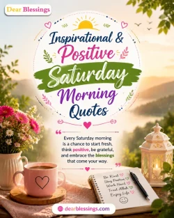 Inspirational & Positive Saturday Morning Quotes