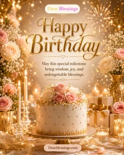 Milestone Birthday Blessings