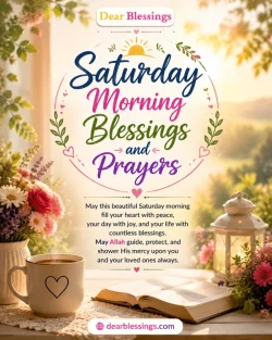 Saturday Morning Blessings and Prayers