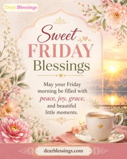 Short Friday Morning Wishes and Blessings